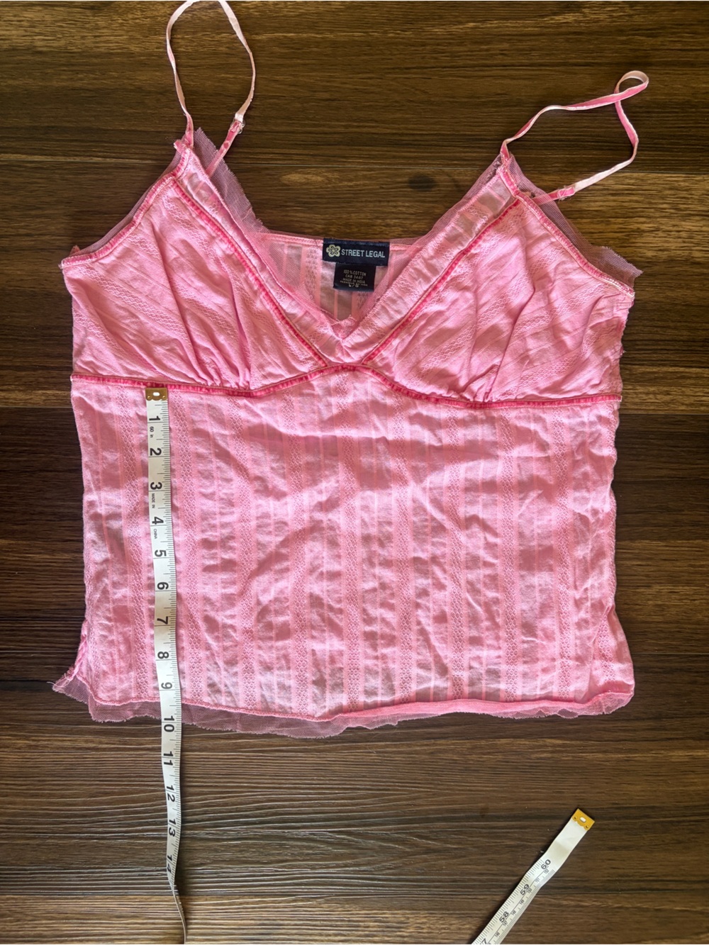 Vintage Y2K babydoll pink Tank Top - Picture 11 of 13